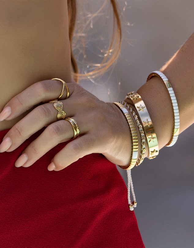 Arms Of Eve - Beatrice Gold Bracelet - Vanilla