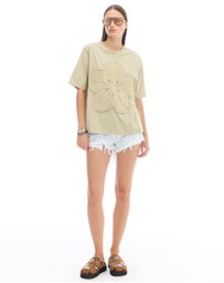 THE TALES - The Tales Crochet Flower Tee