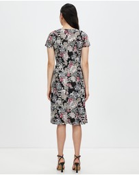 Pink Ruby - Summer Garden A-Line Dress