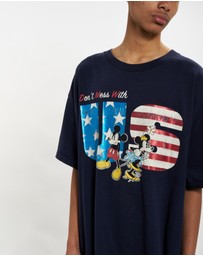 Vintage by The Real Deal - Pre Loved - 90s Disney Mickey Mouse USA Tee