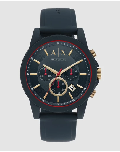 Armani Exchange - Blue Men's Chronograph Watch