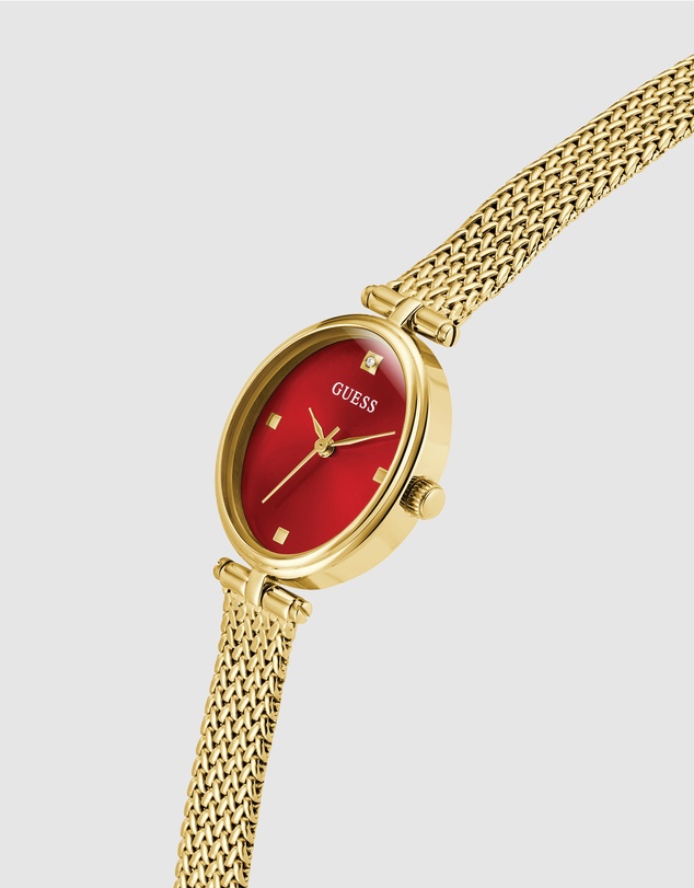 GUESS - Guess Ruby Ladies Gold Tone Analogue Watch