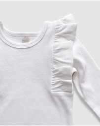 WITH LOVE FOR KIDS - Shimmy Thick Ribbed Long Sleeve Top - Kids