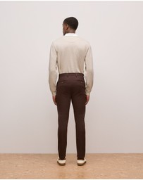 Trenery - Slim Fit Chino in Coffee Bean