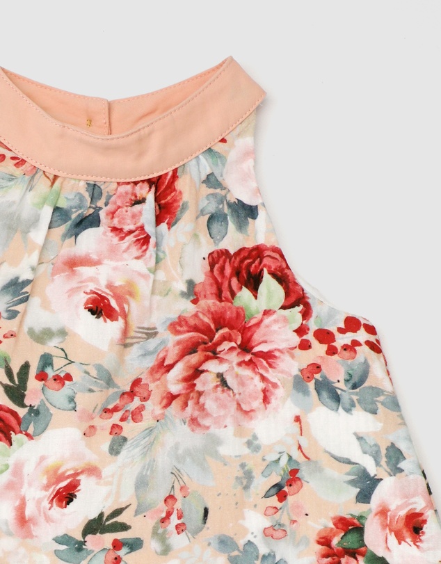 WITH LOVE FOR KIDS - Cotton Muslin A-Line Dress - Babies - Kids