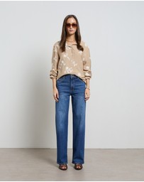 DRICOPER DENIM - Lina Mid Rise Pacific Straight Leg Jeans