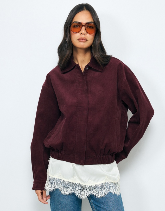 AERE - Nara Corduroy Bomber Jacket
