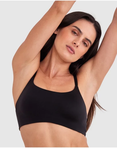 Bras N Things - Body Bliss Wirefree Scoop Bra - Black