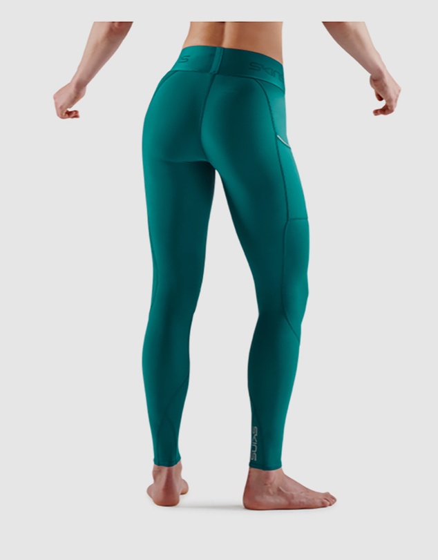 SKINS - SKINS Compression Series-3 Women's Long Tights Lt Teal Activewear