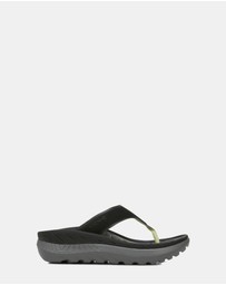 Vionic - Restore Recovery Sandal - Black/Charcoal