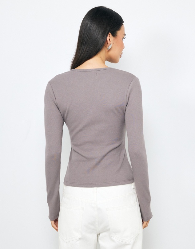 AERE - Long Sleeve Rib Tee