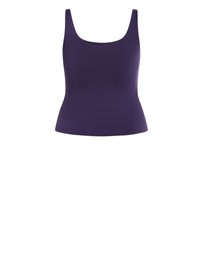 City Chic - Plus size Arami Top - blueberry