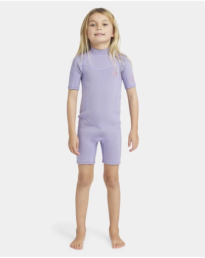 Billabong - Toddlers 2/2Mm Synergy Back Zip Short Sleeve Springsuit