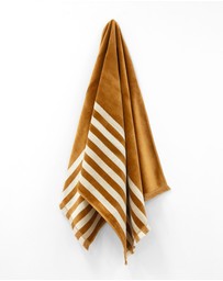 Aura Home - Palma Stripe Australian Cotton Bath Towel Set