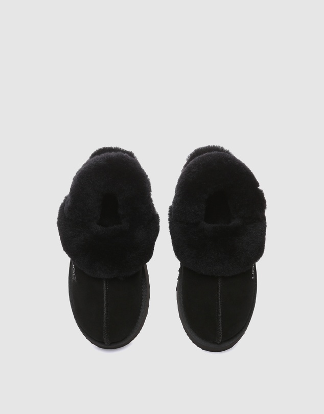 EVERAU - Australian Shepherd Ugg Musa Platform Cow Suede Upper House Shoes
