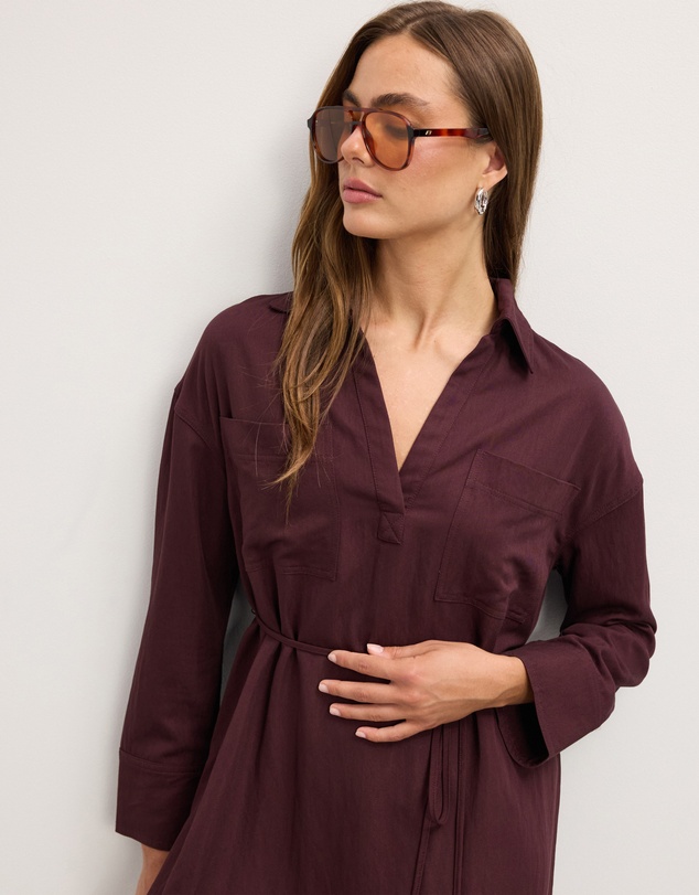 The Fated - Clementine Mini Shirt Dress