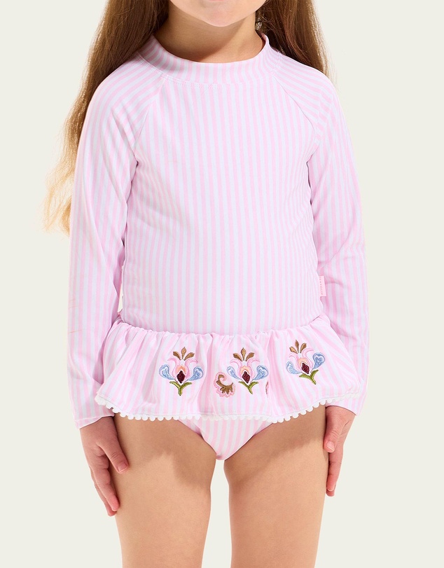 Seafolly - Stripe Embroidered Paddlesuit - Kids