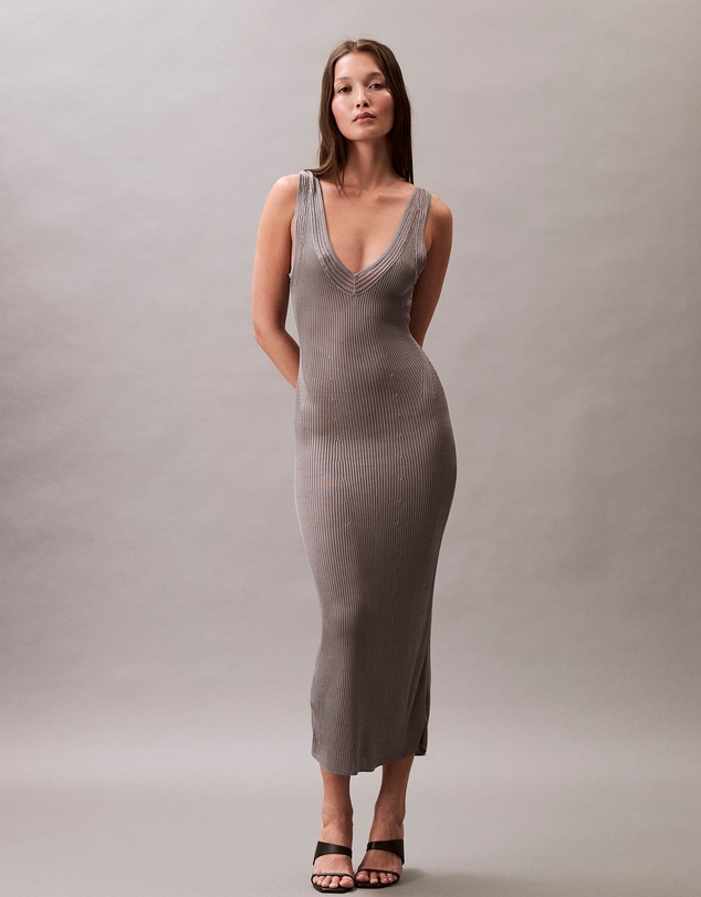 Calvin Klein - Knit Rib Sleeveless Dress