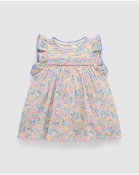 Purebaby - Smocked Dress -Kids-Babies