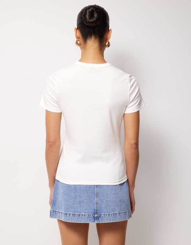 AERE - Eliza Slim Crew Neck Tee