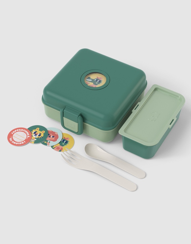 Monbento - Monbento Mb Sandwich Lunch Box Snacky - Green Forest