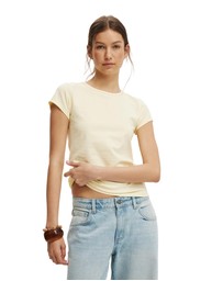 Cotton On - Longline Crew Short Sleeve Tee