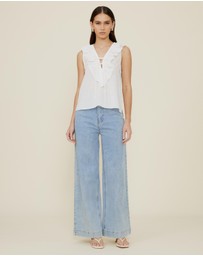 The Fated - Crop Wide Leg Jeans