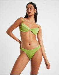 Subtitled - Rib Cut Out Underwire Bikini Top
