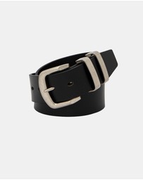 Buckle - Brumby. Australian Made Full Grain Natural Leather Belt. 38mm width.