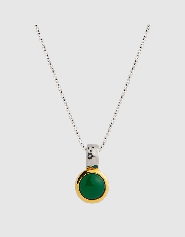 Najo - Solace 2-Tone Green Onyx Necklace