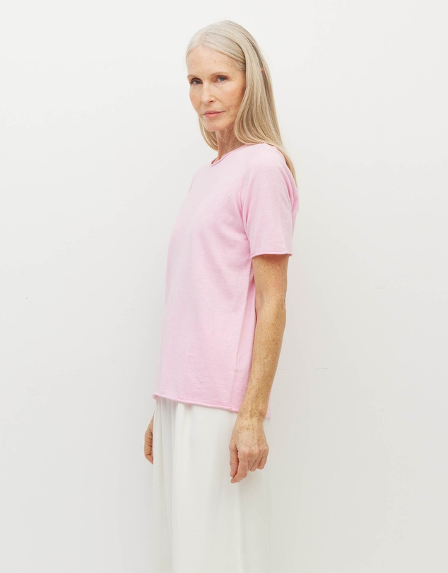 JH Lounge - JHL Crew T (Fine Cotton Cashmere) Candy Marle
