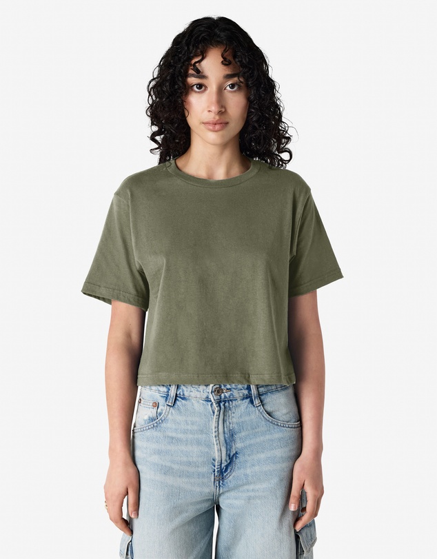 American Apparel - Women's Fine Jersey Boxy T-Shirt