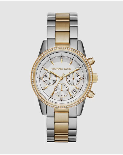 Michael Kors - Ritz Two Tone Chronograph Watch
