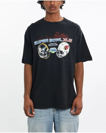 Vintage by The Real Deal - Pre Loved - Vintage NFL Steelere vs Cardinals Super Bowl Tee