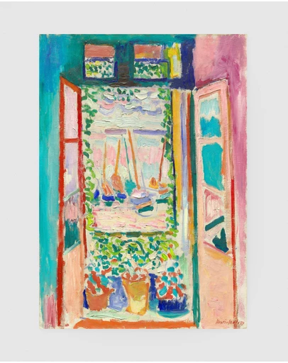 Inka Arthouse - Open Window 1905 by Henri Matisse Art Print