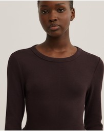 Witchery - Crew Rib Long Sleeve Top