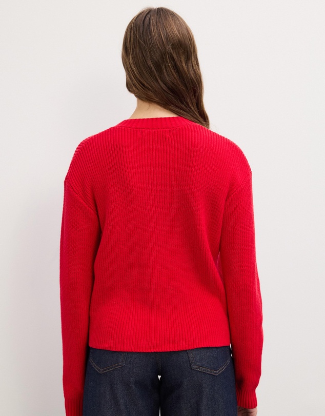 The Fated - Maia Round Neck Knit Cardigan