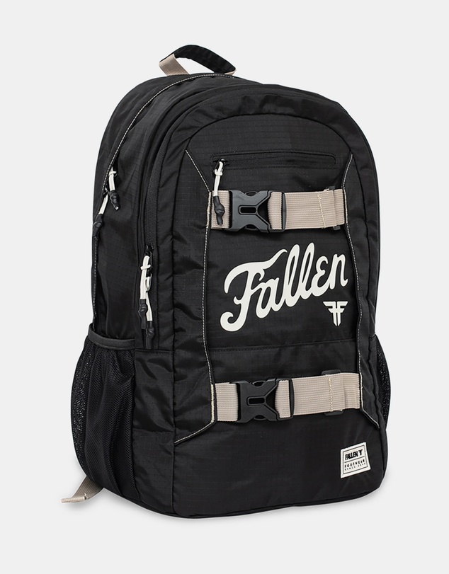 Fallen Footwear - Fallen Footwear Fury Board Nylon Ripstop Backpack 24L Unisex - Black / White