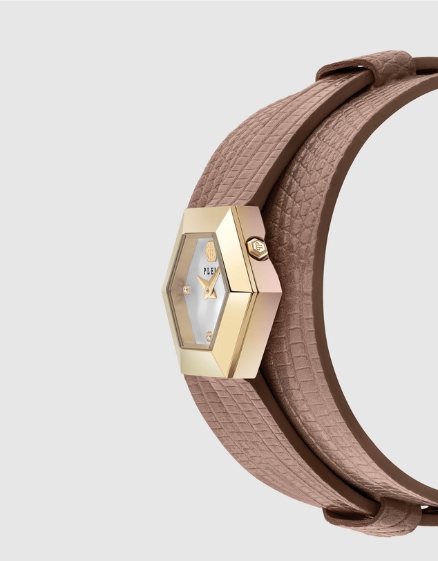 Philipp Plein - LA JUNGLE DE PLEIN 28mm Gold-Tone Analogue