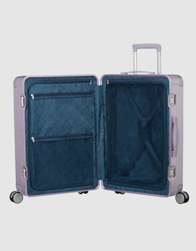 American Tourister - Soundbox Alu Check-In Medium 68cm Zipperless Suitcase