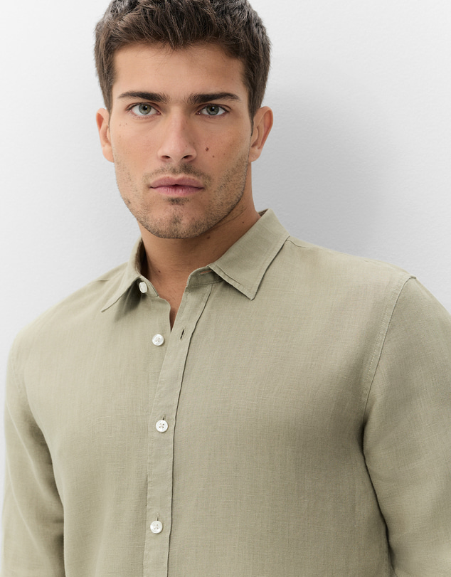 UNISON - Linen Regular Fit Shirt