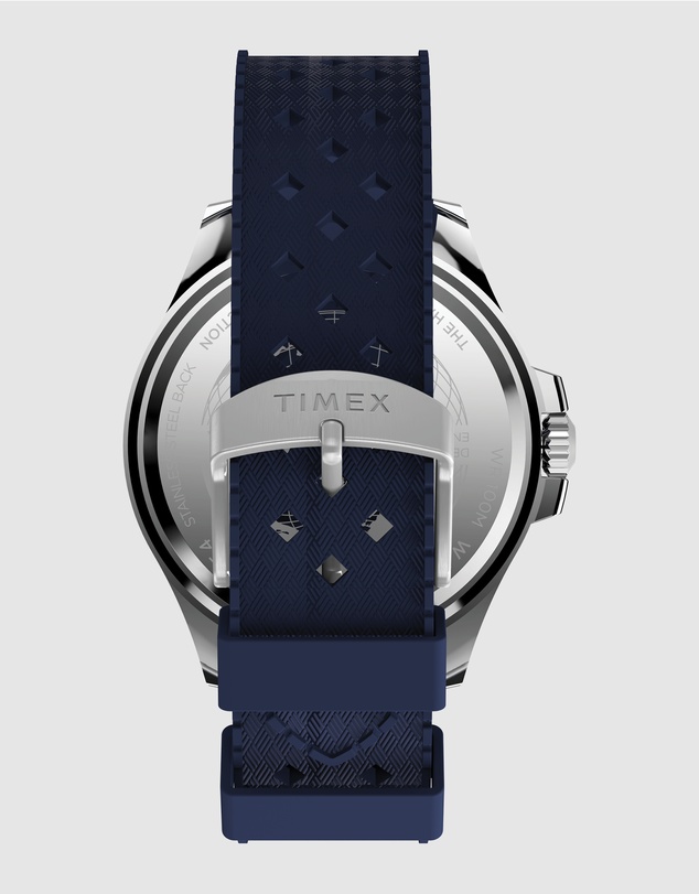 TIMEX - Harborside Coast 44mm Synthetic Rubber Strap Watch