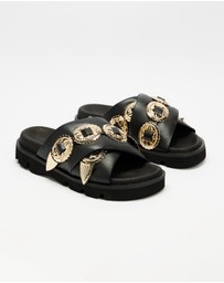 Sol Sana - Concho Footbed Sandals