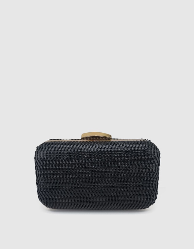 Izoa - Sophia Woven Clutch