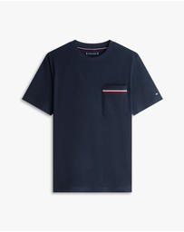 Tommy Hilfiger - Global Stripe Pocket Pique Jersey T-Shirt