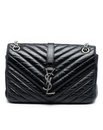 Pre-Loved by Azura Reborn - Pre-Loved Medium Crinkled Calfskin Punk Chain Bag