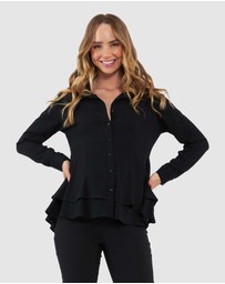 Ripe Maternity - Evelyn Peplum Shirt