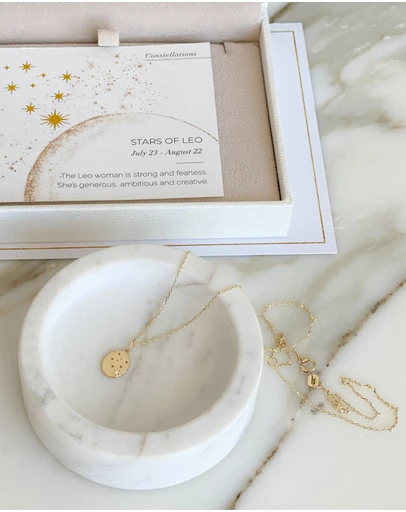 Luna Rae - Solid Gold - Stars of Leo Diamond Necklace
