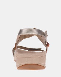 Mia Vita - Florini Platform Sandal - Champagne/Tan