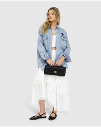 Belle & Bloom - Stargazer Patch Detail Denim Shirt